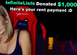 Fake donating the Twitch streamer