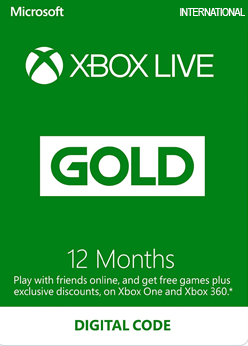 Xbox Live Gold 12 Months Membership
